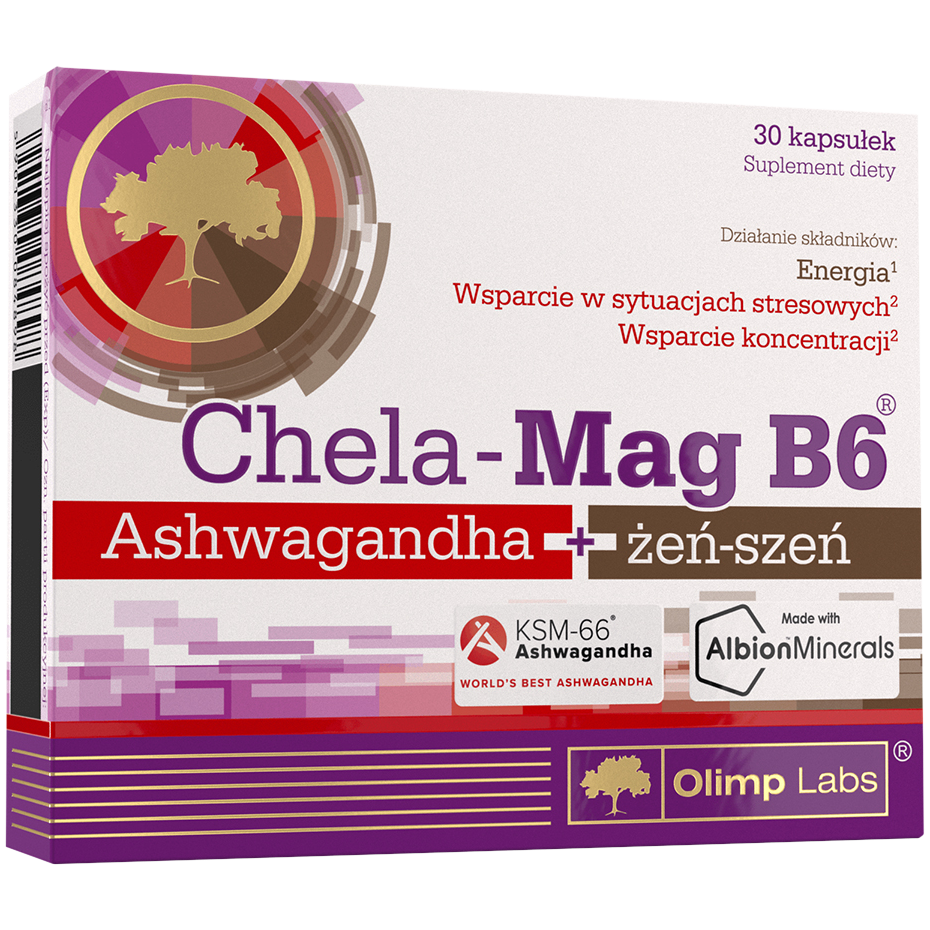 Olimp Chela-Mag B6 биологически активная добавка, 30 капсул/1 упаковка olimp labs биологически активная добавка к пище chela mag b6 690 мг 60 olimp labs витамины и минералы