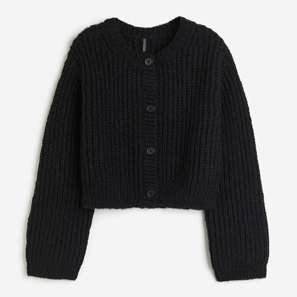 

Кардиган H&M Knit, черный