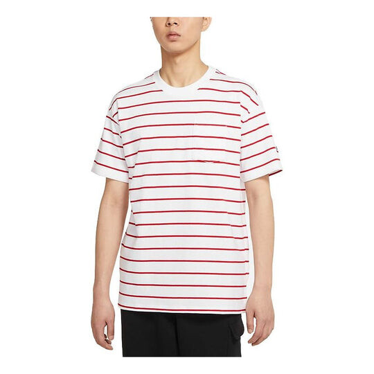 

Футболка Nike Sportswear Sports Breathable Stripe Short Sleeve White DM8880-100, белый