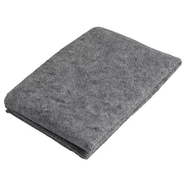 цена Противоскользящий коврик Ikea Stopp Filt, 70х140 см, серый