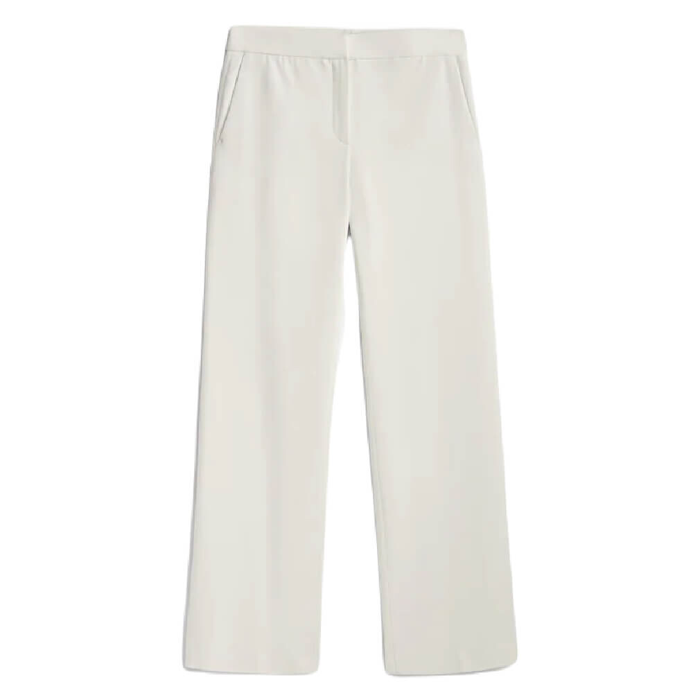 

Брюки Massimo Dutti Straight Crepe, белый