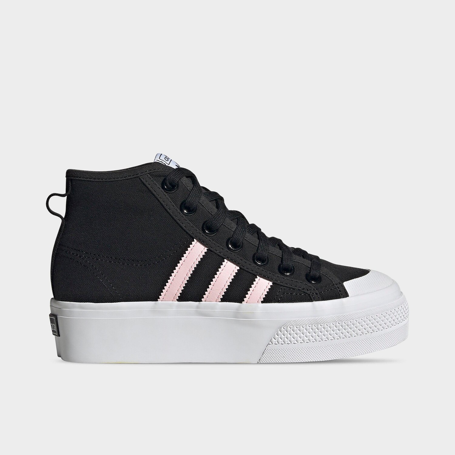 

Повседневная обувь Adidas Originals Nizza на платформе Mid для девочек для больших детей, черный