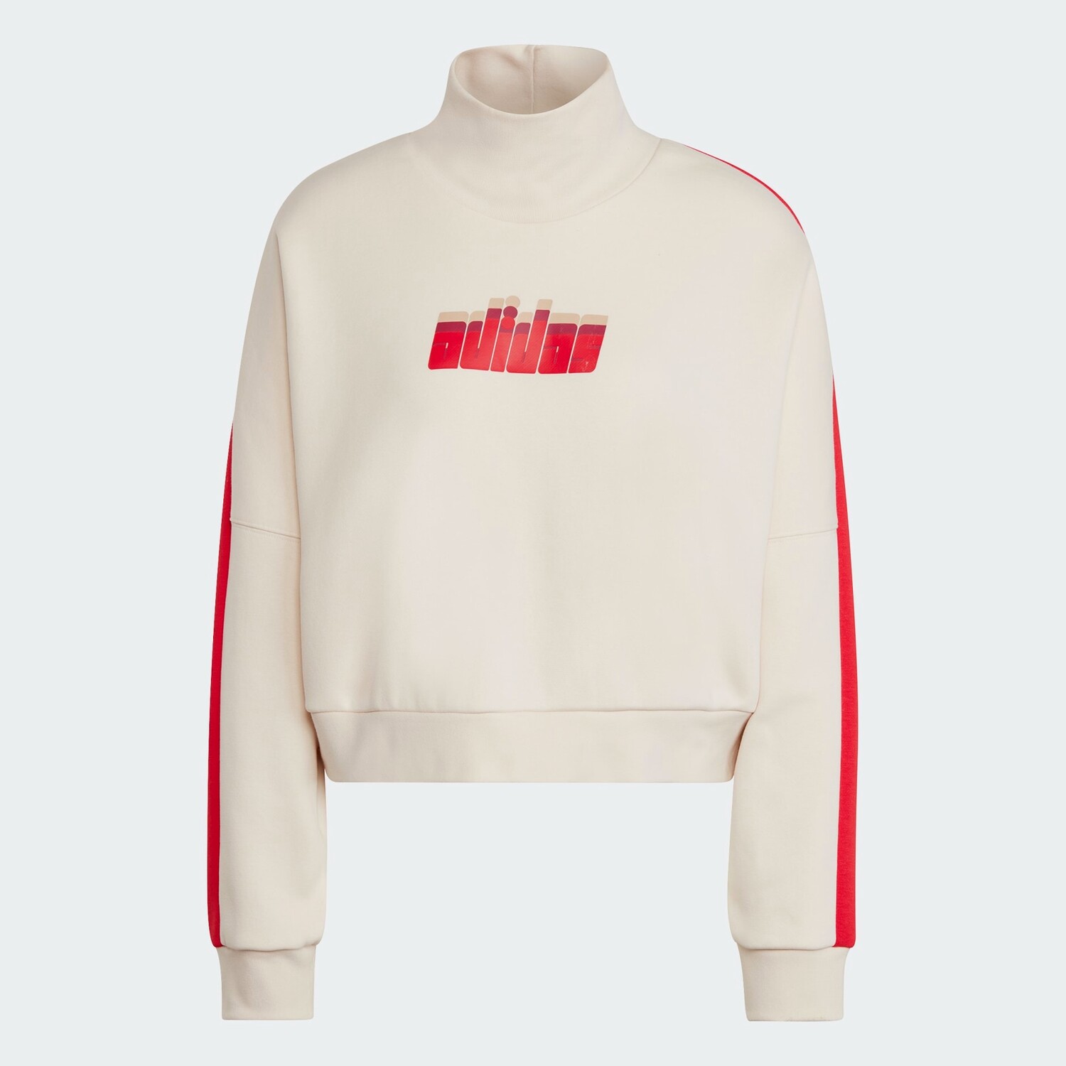 

Свитшот Adidas Ski Chic, кремовый/красный