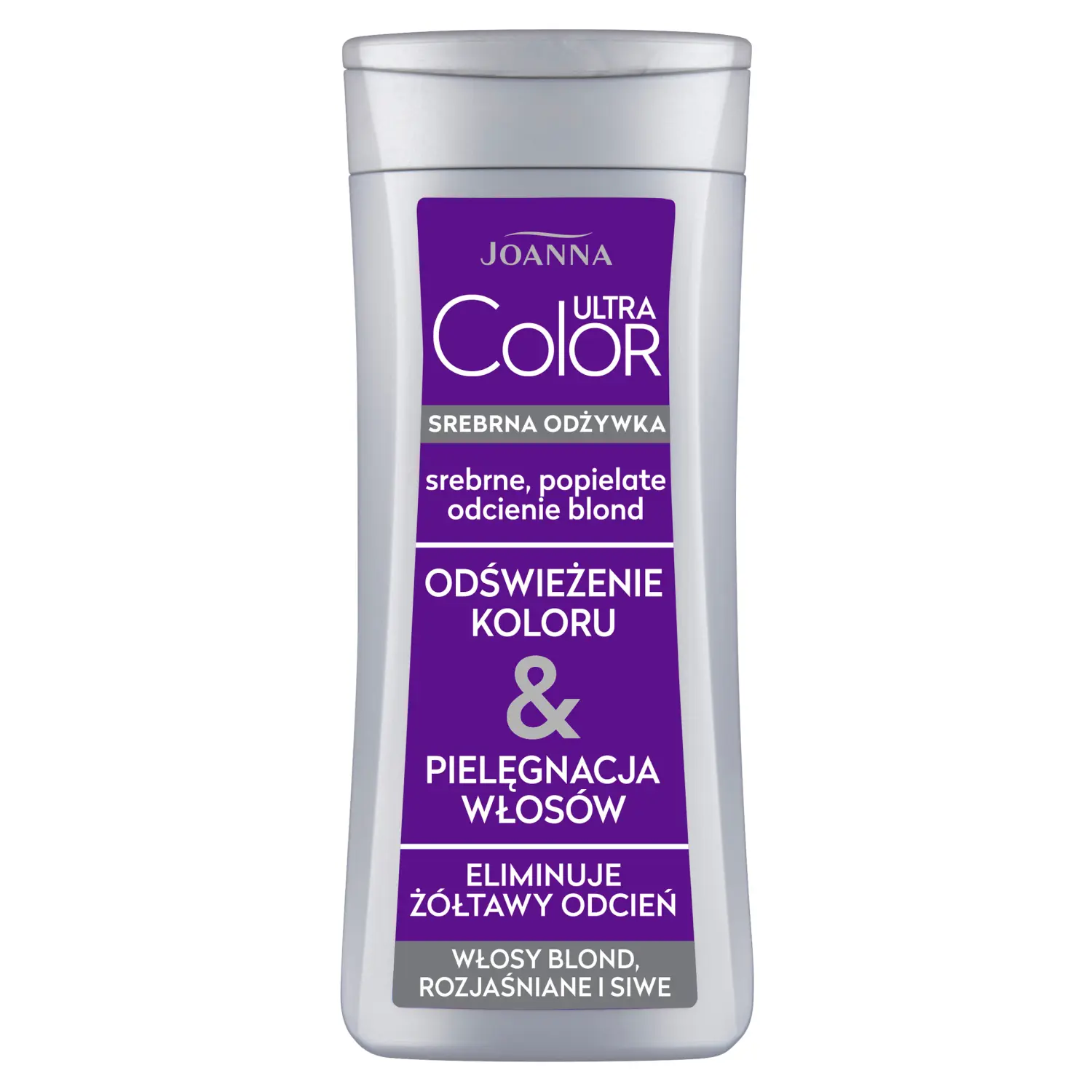 

Joanna Ultra Color тонирующий кондиционер с серебром для светлых волос, 200 г