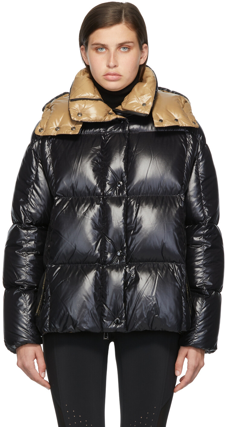 

Черная пуховая куртка из параны Moncler, Черный
