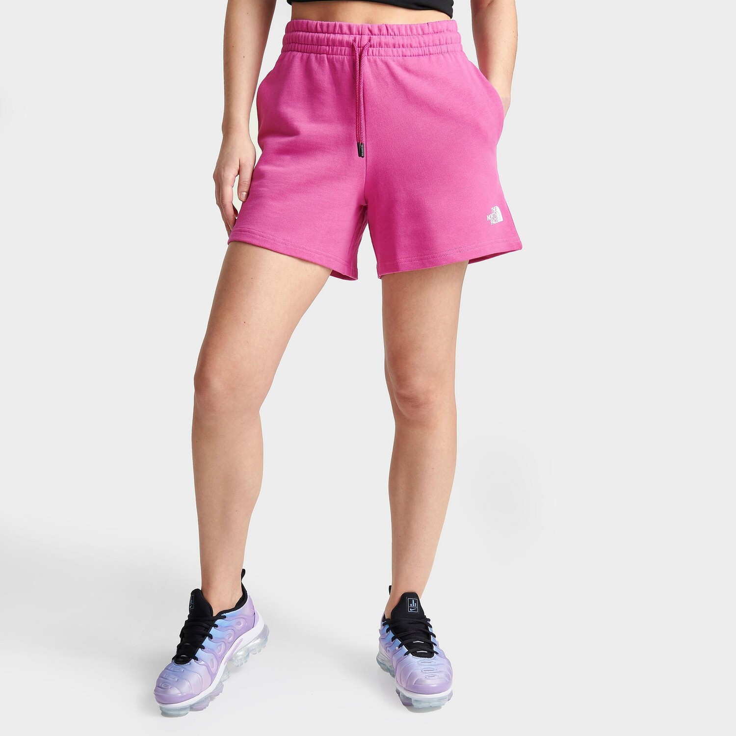 

Женские флисовые шорты The North Face, розовый