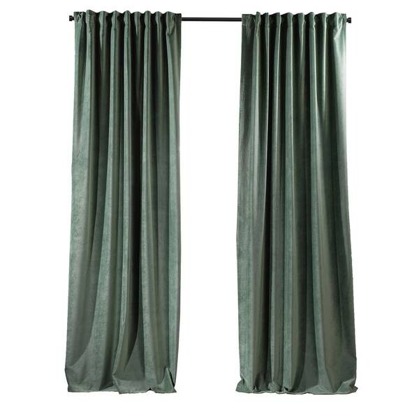 

Бархатная штора Puude Home Design 140245, 25x1x140 см цвет lavagrau
