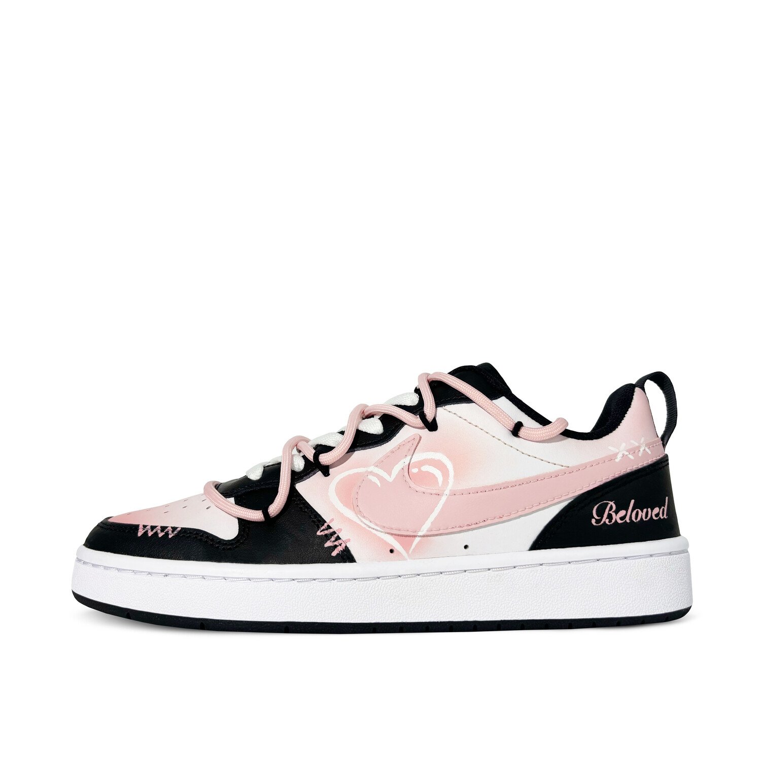 

Кроссовки Nike Court Borough Skateboarding Shoes Women's Low-top Pink, цвет Exciting