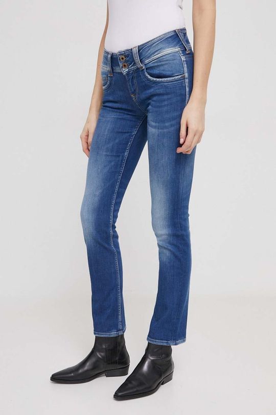 Джинсы Pepe Jeans, синий джинсы эластичного прямого кроя everett ag jeans цвет bundled