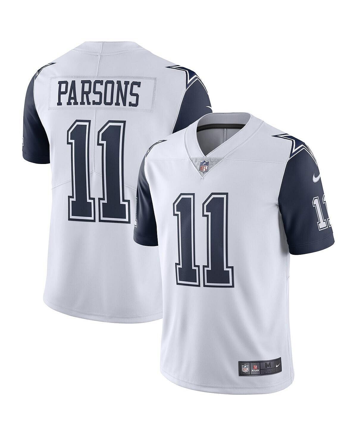 

Мужская футболка Micah Parsons White Dallas Cowboys Alternate 2 Vapor Limited Nike