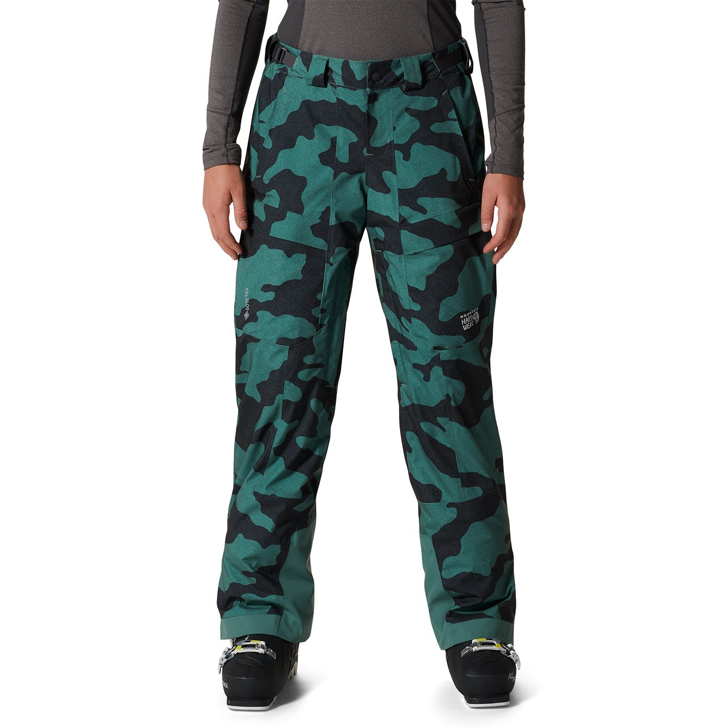 Брюки Mountain Hardwear Cloud Bank GORE-TEX Insulated, цвет Mint Palm Camo брюки turret gore tex shell pants spyder черный