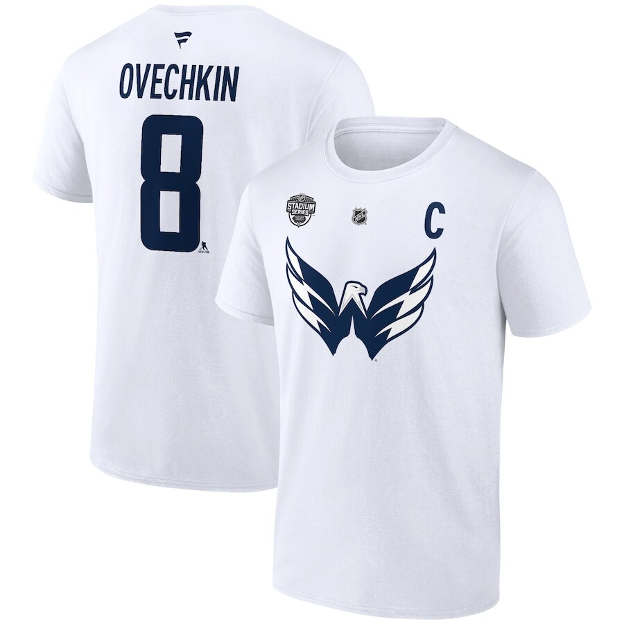 

Футболка с коротким рукавом Fanatics Branded Washington Capitals, белый
