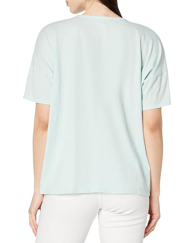 

Футболка Eileen Fisher Crew Neck Boxy Tee, цвет Clearwater