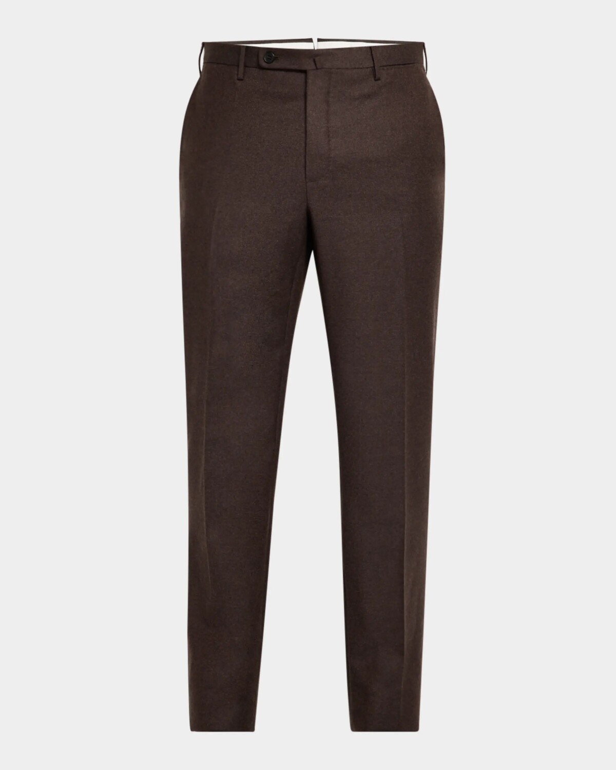 

Мужские брюки из камвольной фланели Super 100s Incotex, цвет Medium Brown