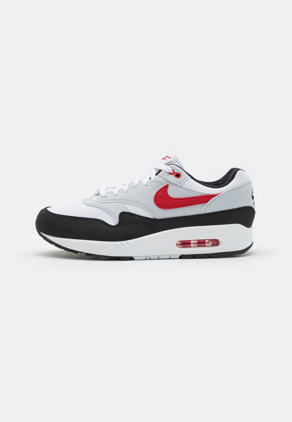 

Низкие кроссовки AIR MAX 1 Nike, белый/красный/чистая платина/черный