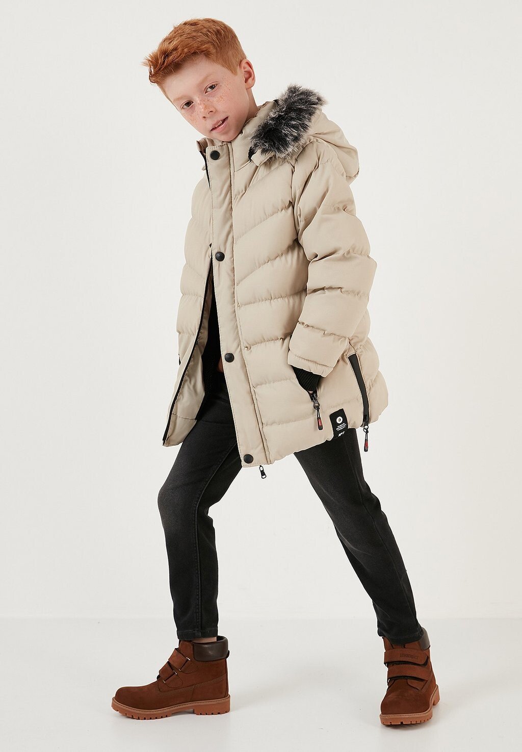 

Зимнее пальто REGULAR FIT LELA, цвет stone colored