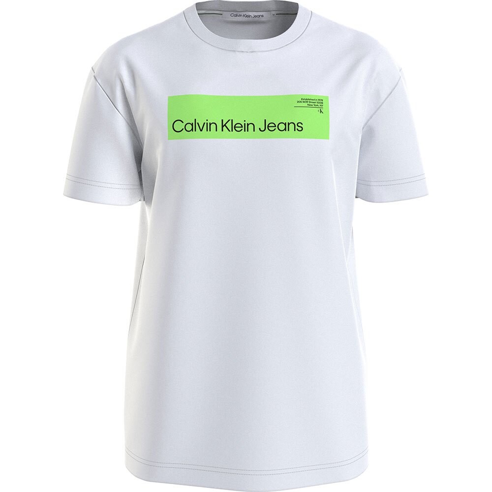 

Футболка Calvin Klein Jeans Hyper Real Box Logo, белый