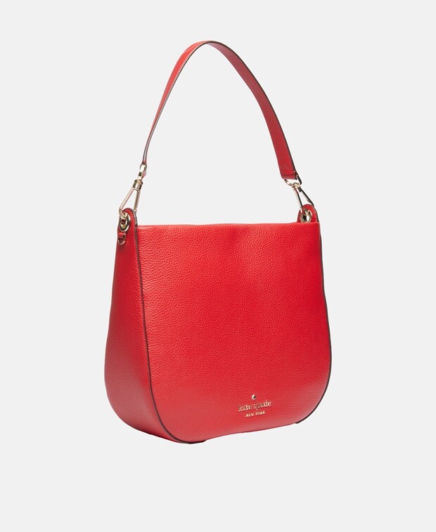 

Кожаная сумка через плечо Kate Spade, вишнево-красный