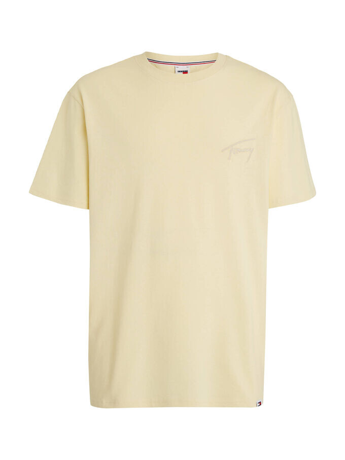 

Футболка tjm reg подпись футболка доп Tommy Jeans, желтый