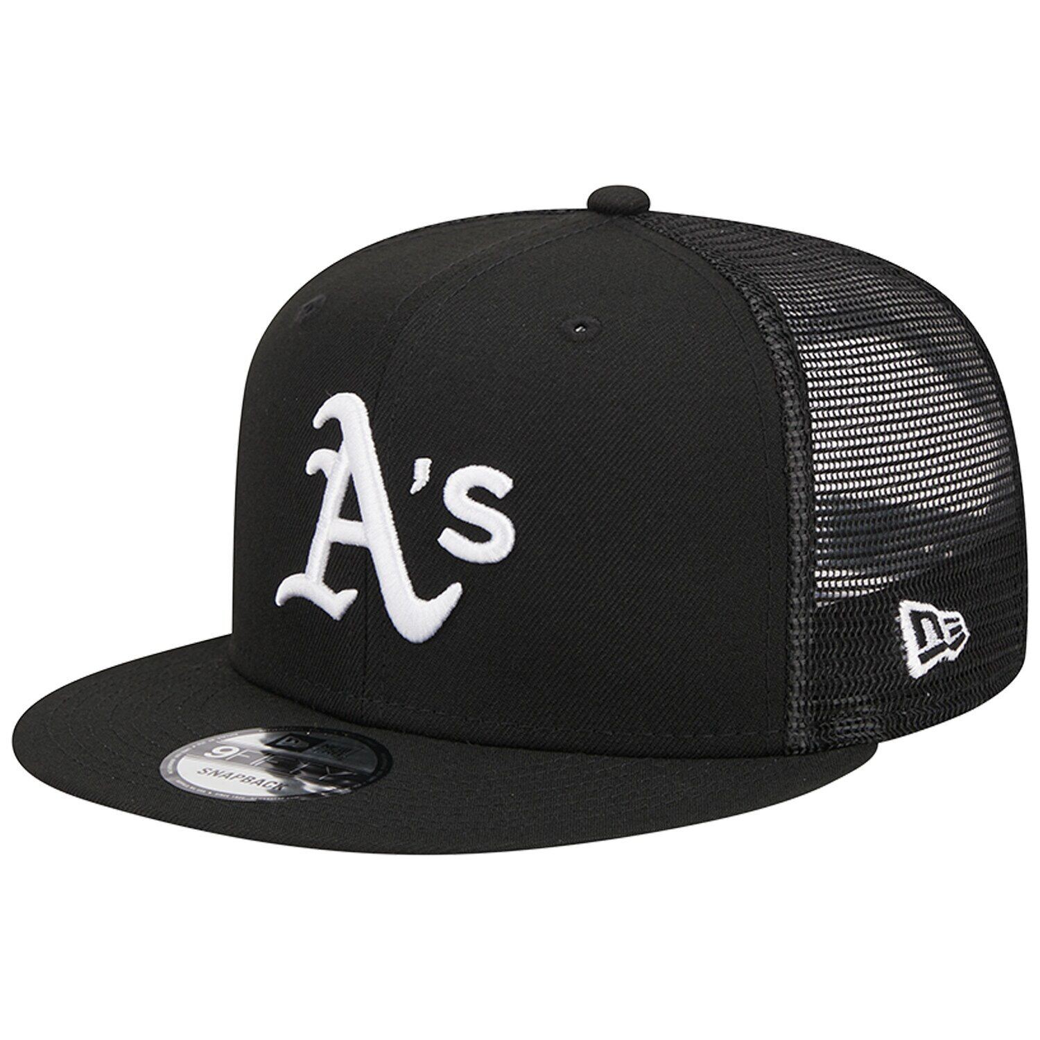 

Мужская черная кепка New Era Oakland Athletics Trucker 9FIFTY Snapback