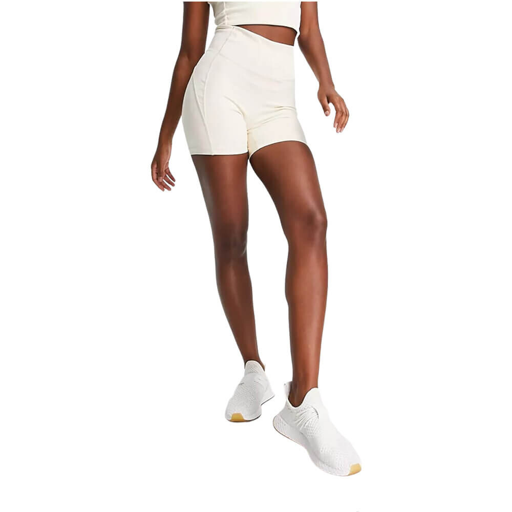 

Шорты Adidas Training Hyperglam Ribbed High Waisted, кремовый