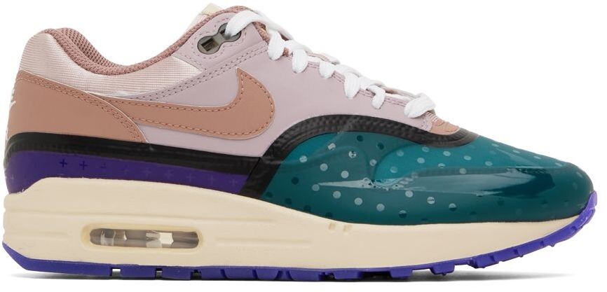 

Розово-фиолетовые кроссовки Air Max 1 PRM Nike