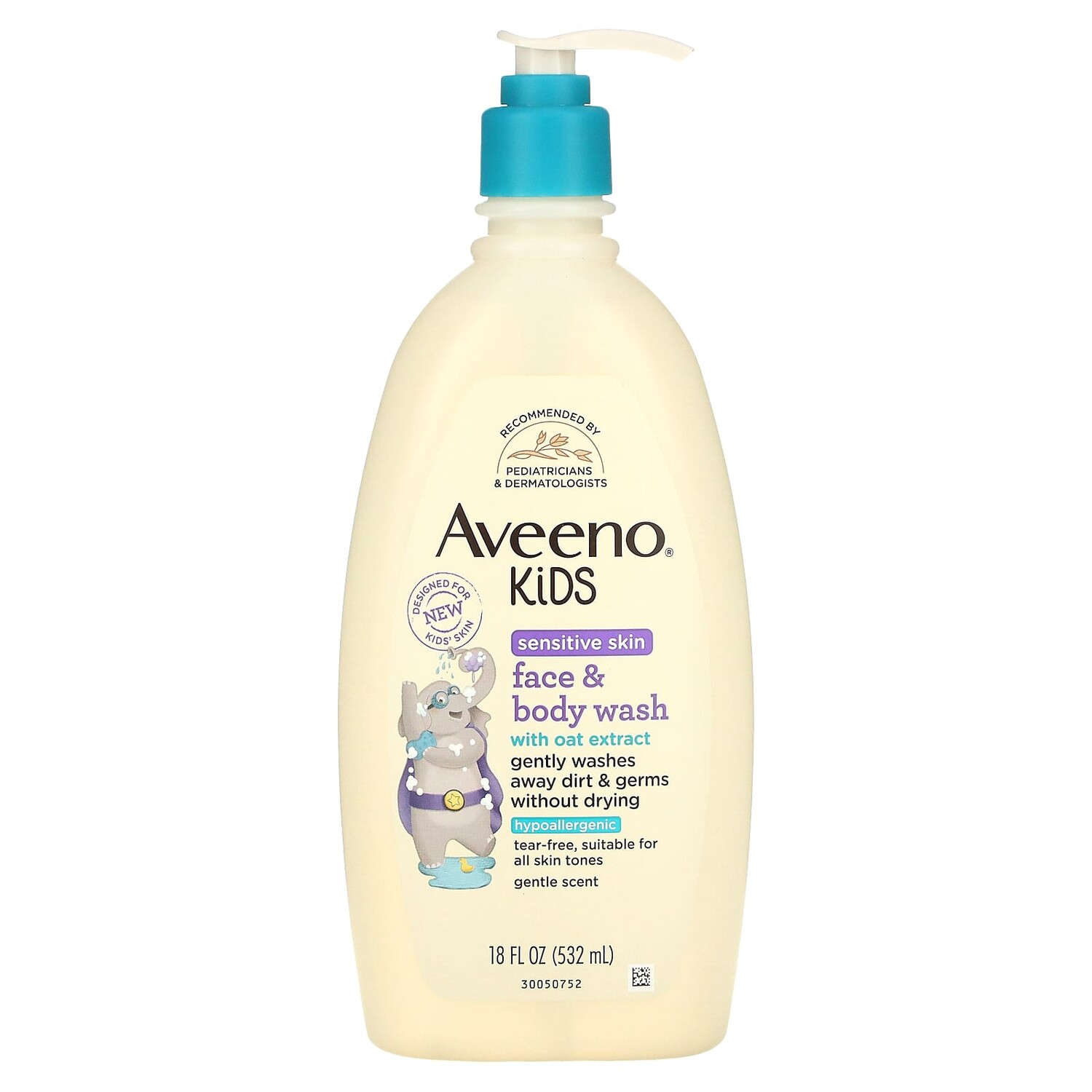 

Детский Гель Aveeno для душа с экстрактом овса, 532 мл