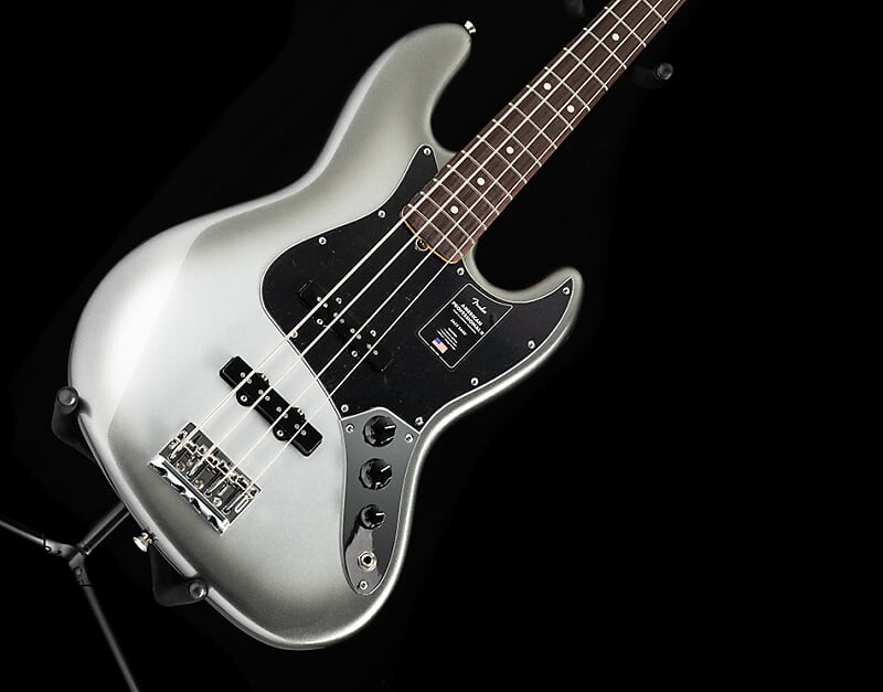 Fender American Professional II Jazz Bass Mercury American Professional II Jazz Bass with Rosewood Fretboard эпифон шератон ii про epiphone sheraton ii pro with rosewood fretboard