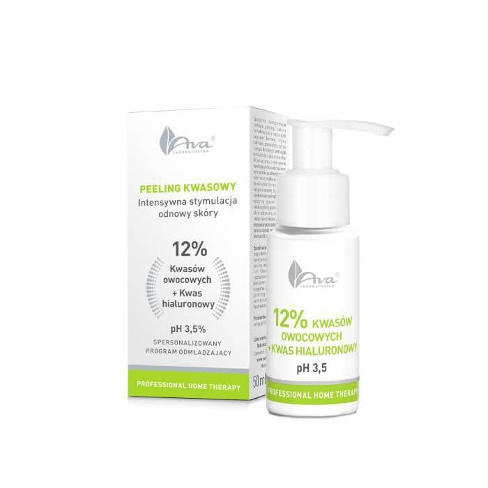 

Ava Laboratorium Professional Home Therapy фруктовые кислоты 12% + гиалуроновая кислота 50мл