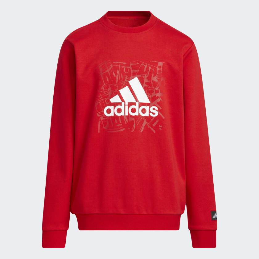 Adidas knitted sales crew sweat