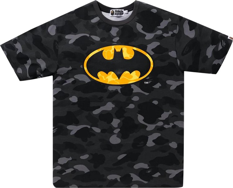 

Футболка BAPE x DC Batman Color Camo Tee 'Black', черный