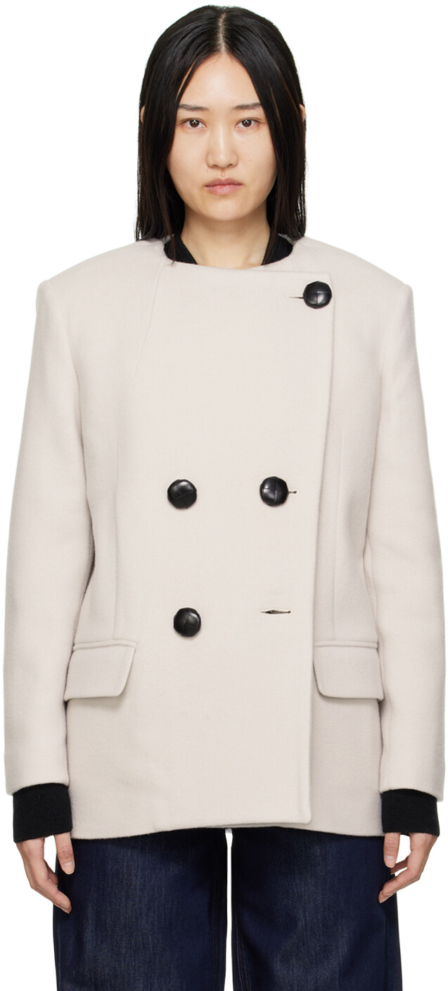 

Куртка Off-White Ebrigdi Isabel Marant, Белый