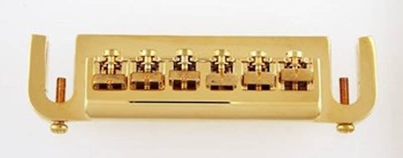 Регулируемый бридж с креплением на шпильки с шипами в комплекте - GOLD Allparts GB-0531-002