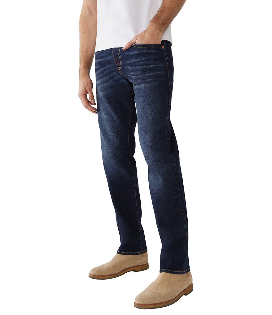 Классические джинсы узкого кроя True Religion Geno, синий джинсы узкого кроя geno для мальчиков true religion серый