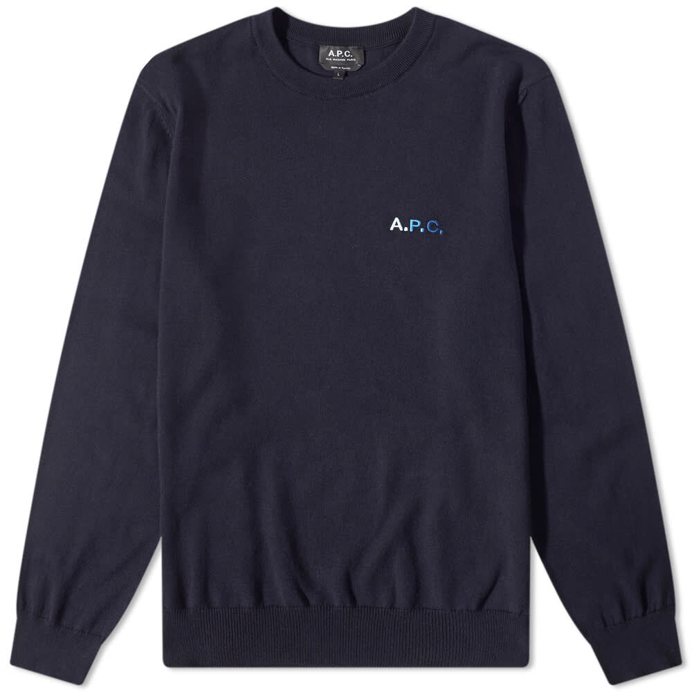 

Джемпер A.P.C Sylvain Logo Crew Knit