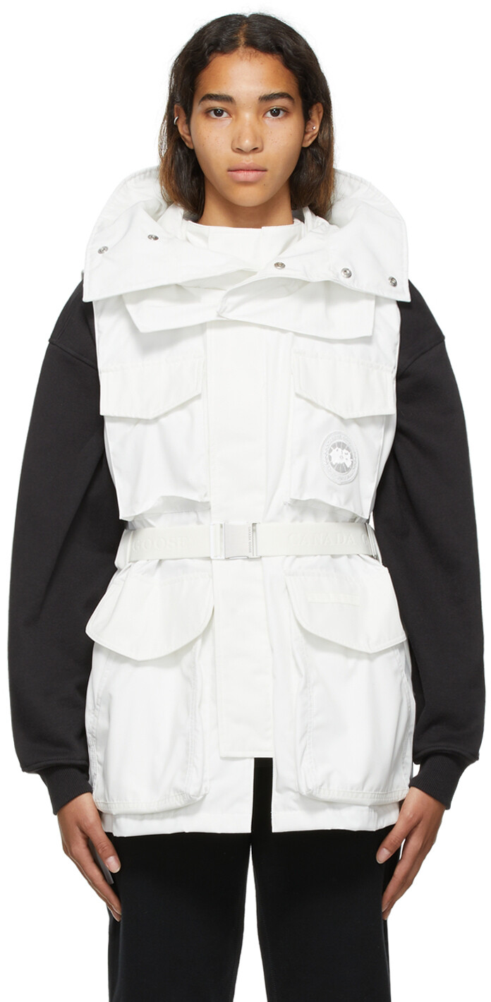 

Белый ГУМАНАТУРНЫЙ Жилет Чака Canada Goose