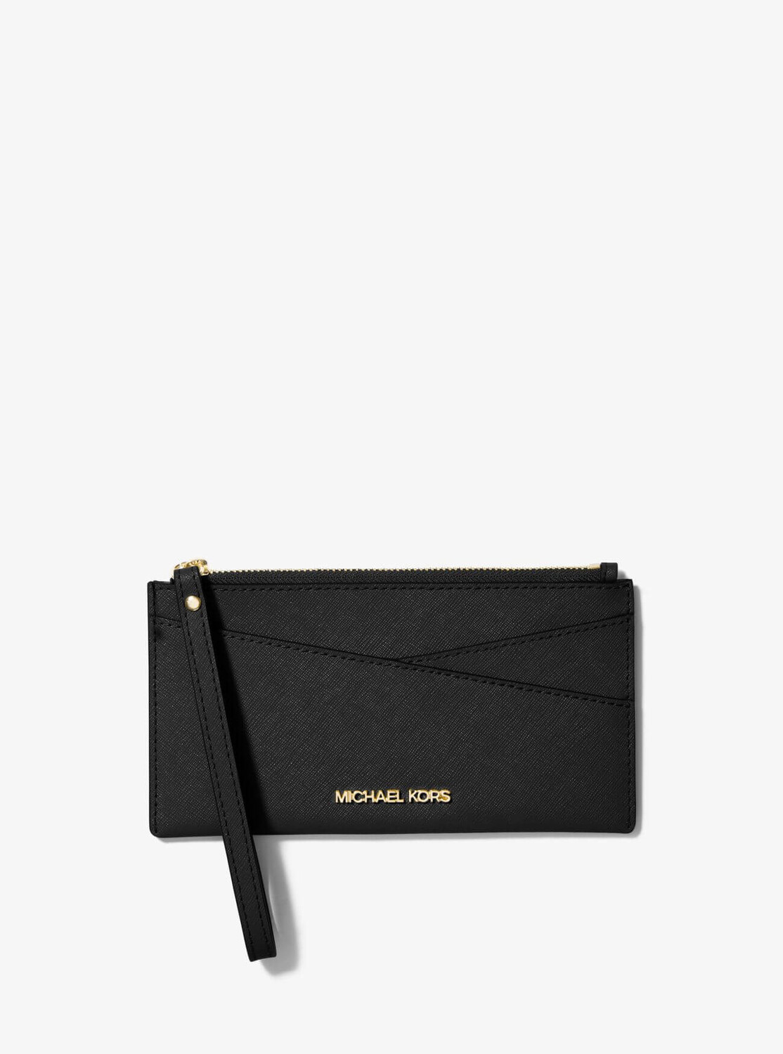 

Кошелек Jet Set из сафьяновой кожи, черный, Michael Kors