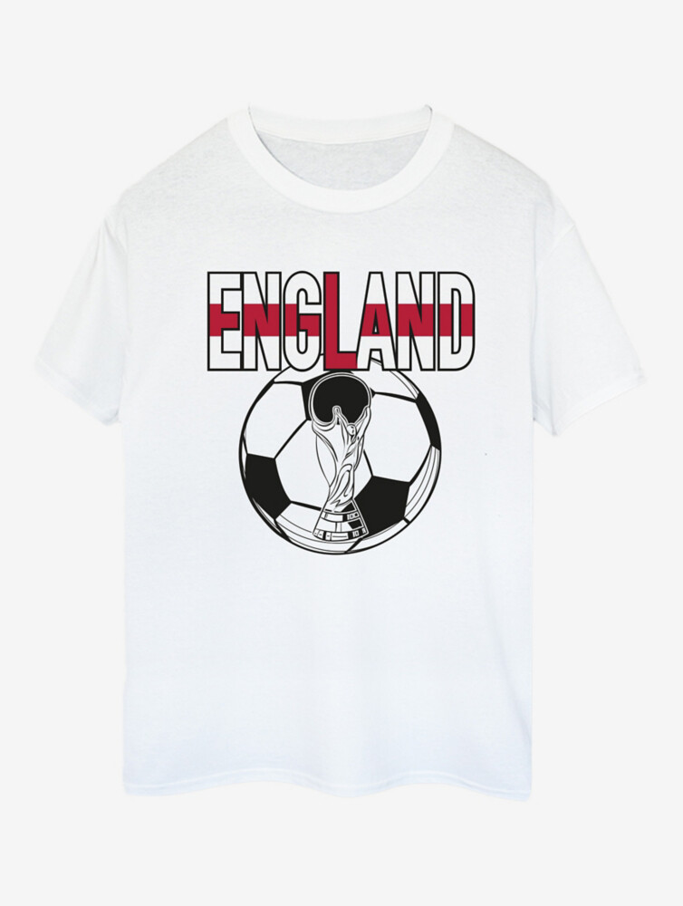 

Футболка NW2 Football England для взрослых, белая футболка с принтом George., белый