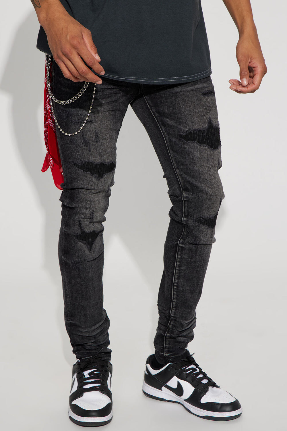 

Джинсы скинни Fashion Nova ETHAN, черный