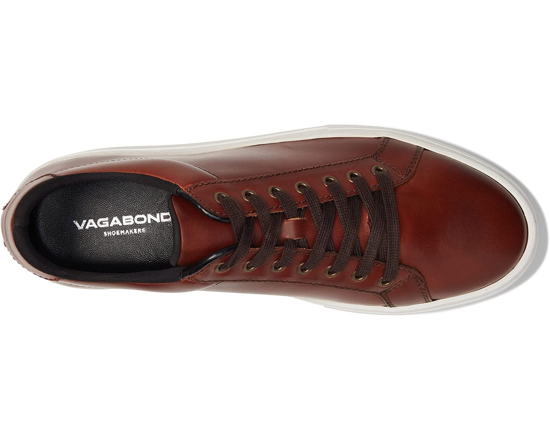 Кроссовки Paul 2.0 Leather Sneakers Vagabond Shoemakers, коньяк