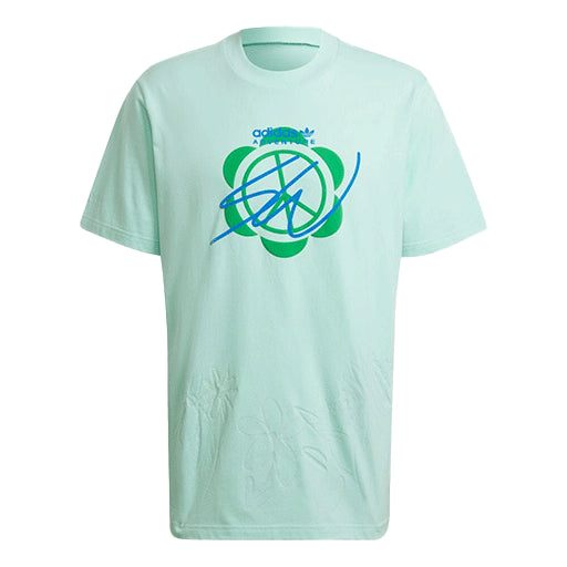 Футболка Men's adidas originals x Sean Wotherspoon Crossover Logo Printing Pattern Short Sleeve Green T-Shirt, зеленый