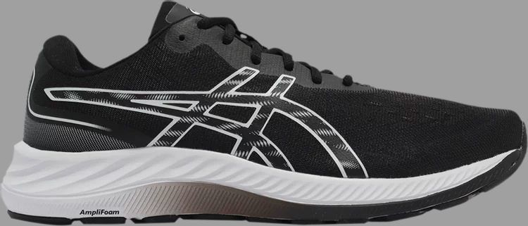 Кроссовки gel excite 9 4e extra wide 'black white' Asics, черный - фото