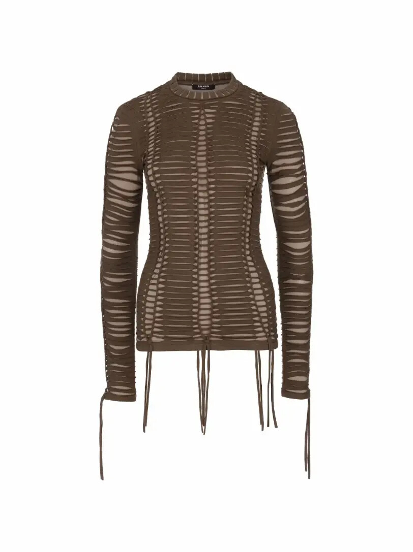 

Топ с вырезами Balmain