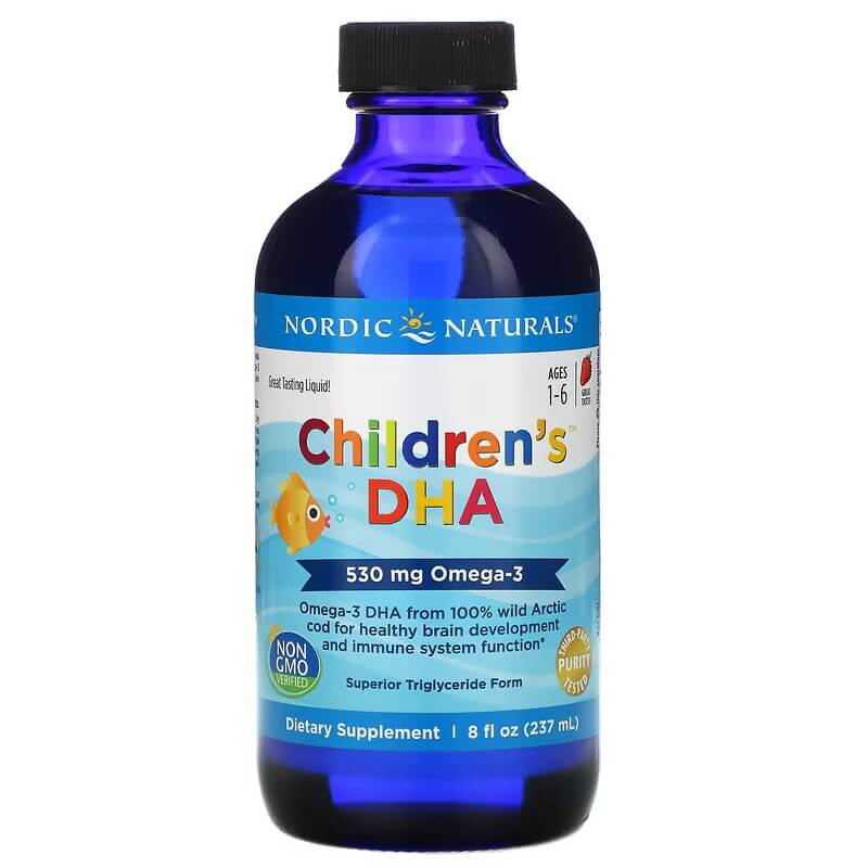 Добавка с ДГК для детей 1-6 лет Nordic Naturals 530 мг, 237 мл - фото