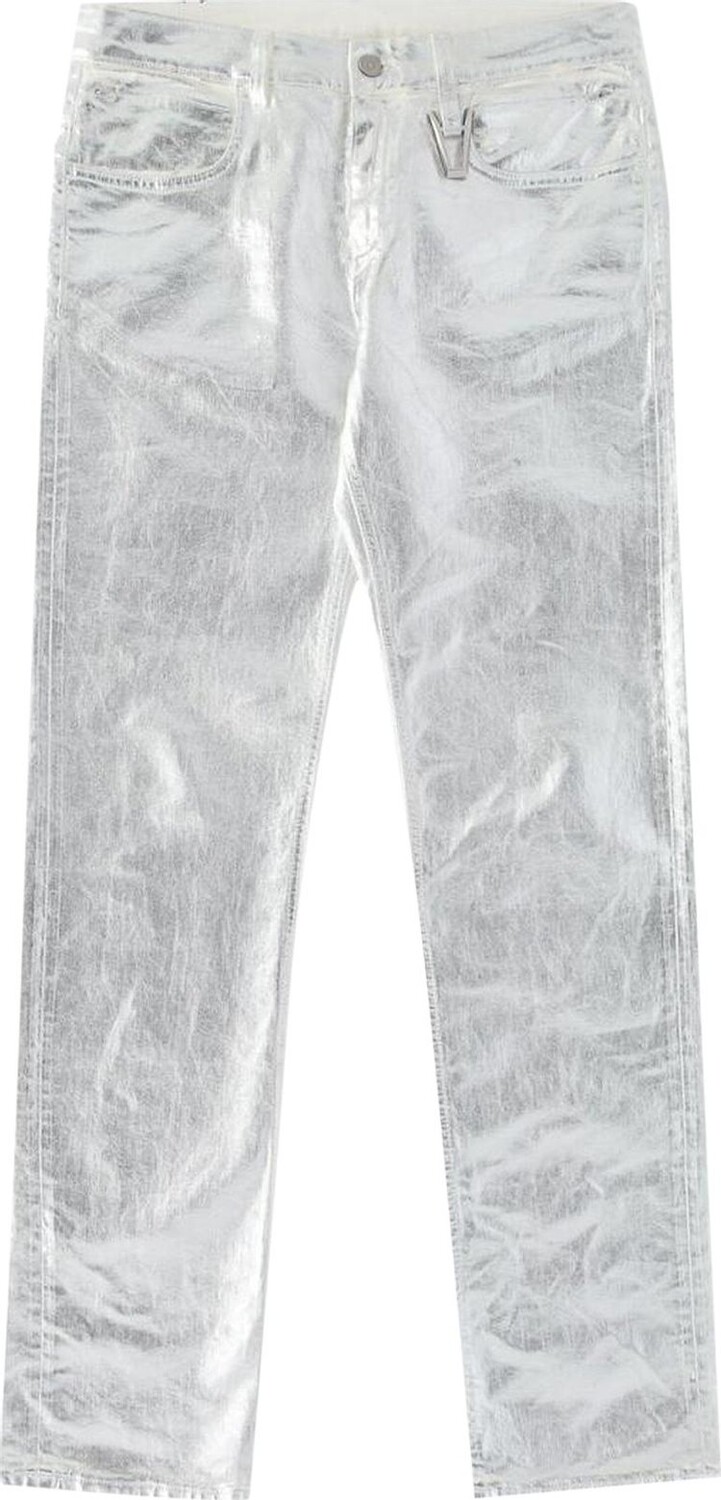 

Джинсы 1017 ALYX 9SM Foil 6 Pocket Jean 'Silver', серебряный