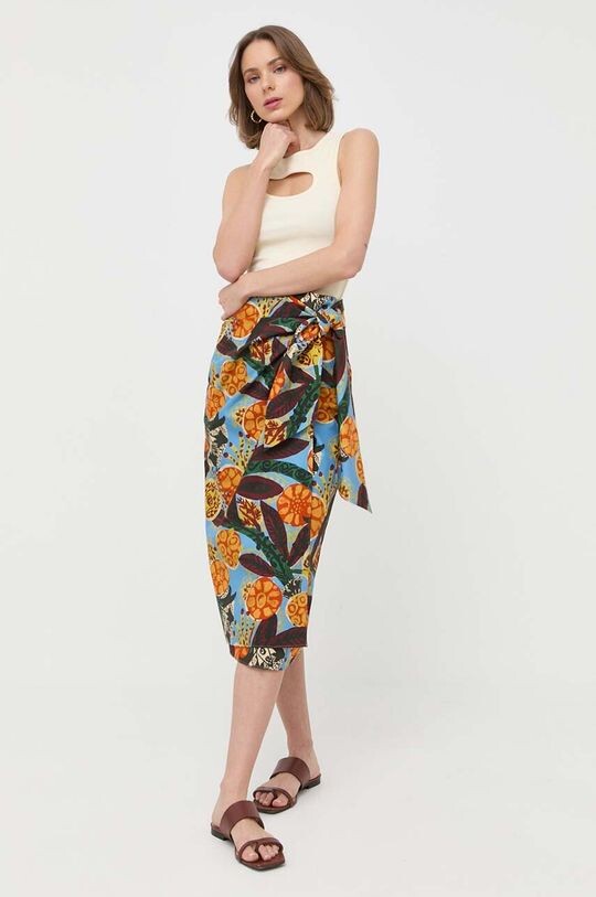 

Хлопковая юбка Weekend Max Mara, мультиколор