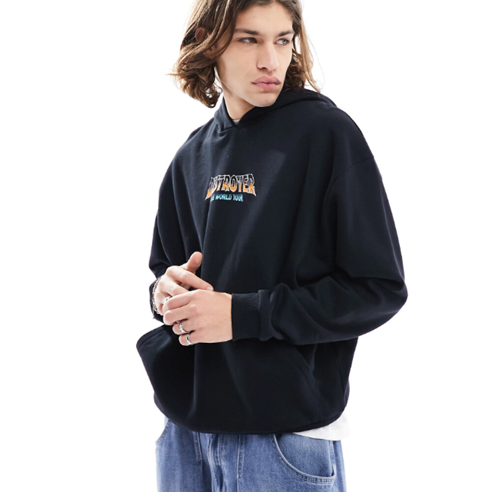 

Толстовка Asos Design Oversized, черный