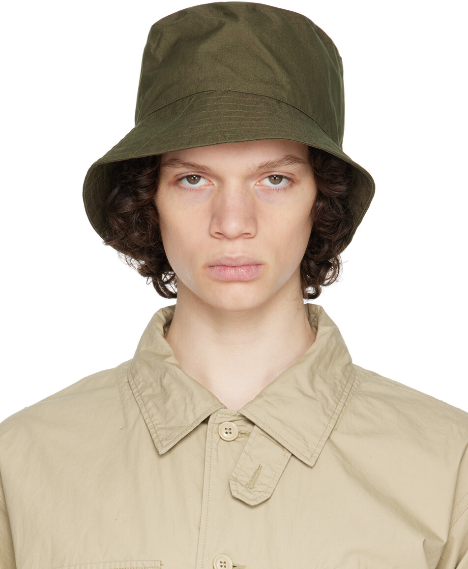 

Зеленая стеганая панама Engineered Garments