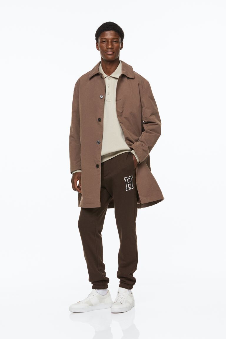 

Спортивные штаны облегающего кроя H&M, темно-коричневый/ч