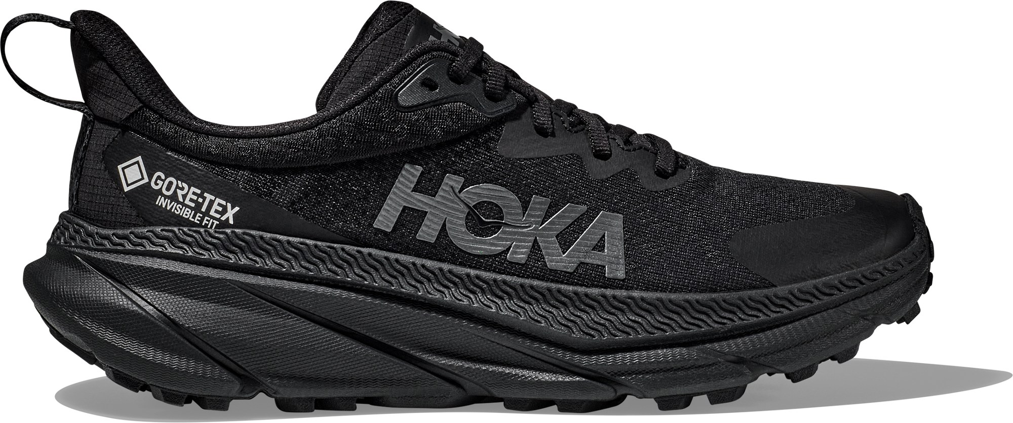 Кроссовки для бега по пересеченной местности Challenger 7 GTX — мужские HOKA, черный кроссовки женские hoka challenger mid gtx